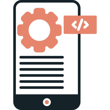 Web geliştirme vektör simgesi. düz vektör illüstrasyonu.