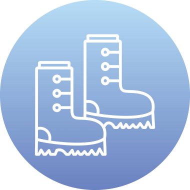 Çizme ikonu vektör illüstrasyonu