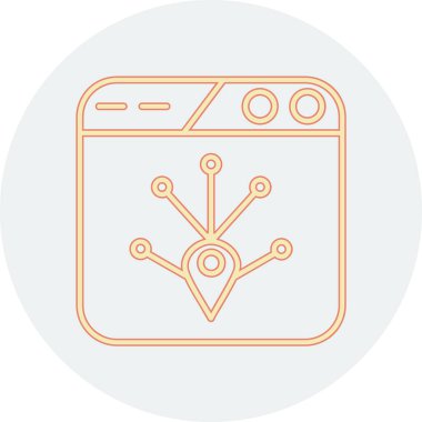 Uygulama simgesinin vektör illüstrasyonu