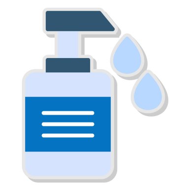 Su şişesi vektör illüstrasyon