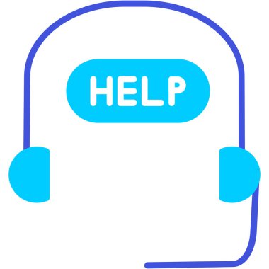 Satırı vektör simgesi yardım