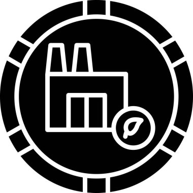 Gaz simgesinin vektör illüstrasyonu