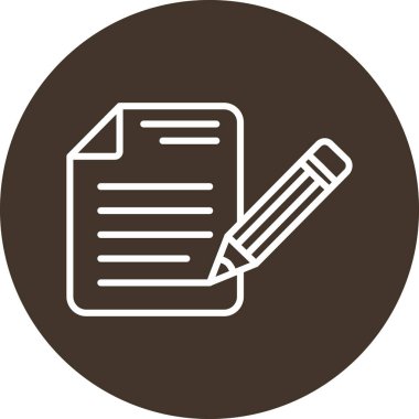 Vektör belgesi Simge illüstrasyonu