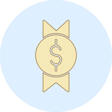 Sikke Simgesi vektör illüstrasyonu