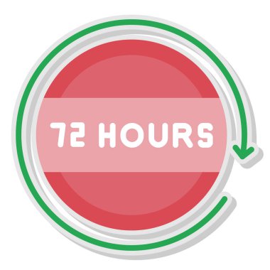 17 saat dairesel simge işareti