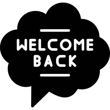 Beyaz arka planda tekrar hoş geldin damgası. vektör illüstrasyonu.