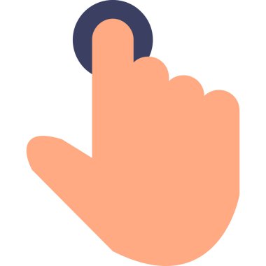 El hareketi parmak simgesi