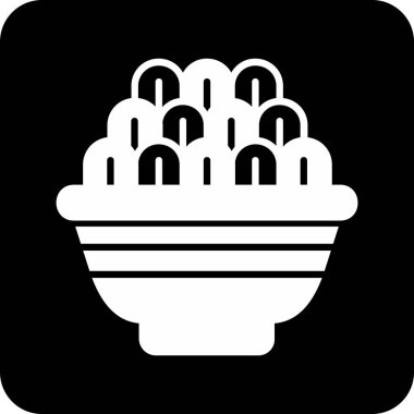 Gıda simgesinin vektör illüstrasyonu