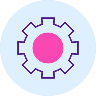 Teçhizat Web simgesi basit illüstrasyon