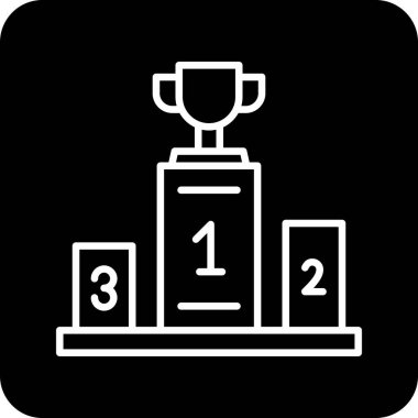 kupa simgesi vektör illüstrasyonu