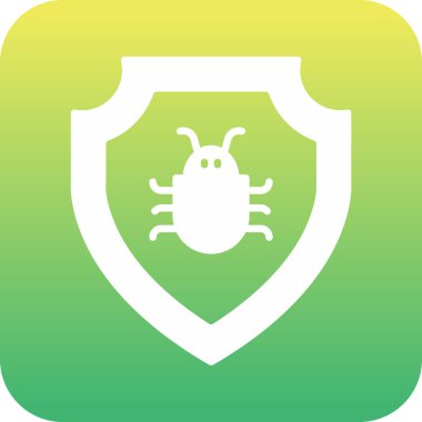 Hata koruma simgesi, basit vektör illüstrasyonu