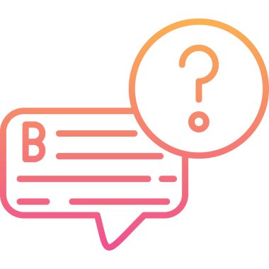 soru simge vektör çizim