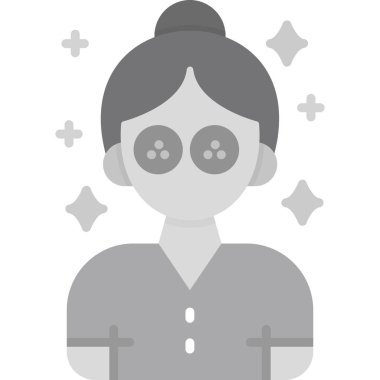 kadın simgesi, vektör illüstrasyonu