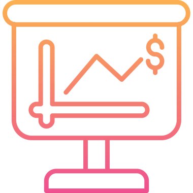 Analizler. Web simgesi basit tasarım