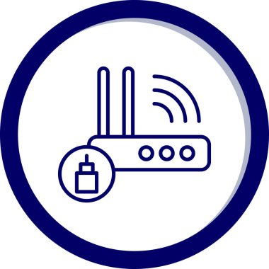 İşaret. Web simgesi basit illüstrasyon