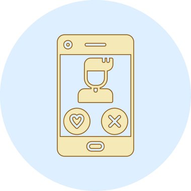 Satır arkaplanındaki telefon vektör illüstrasyonu