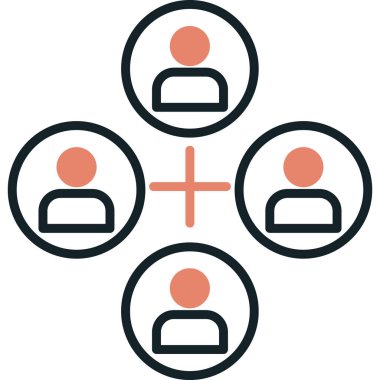 seo modern simgesinin vektör illüstrasyonu