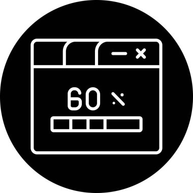 Dijital termometrenin basit vektör simgesi