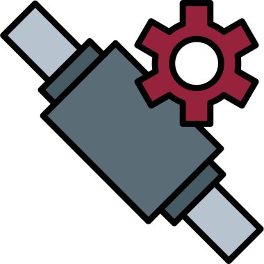 Tornavida simgesi, vektör illüstrasyonu