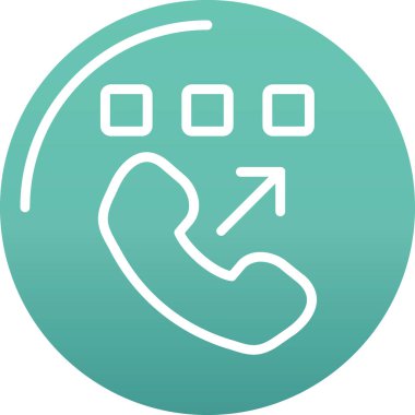 telefon vektör simgesi modern basit illüstrasyon