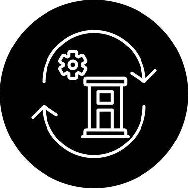 seo modern simgesinin vektör illüstrasyonu