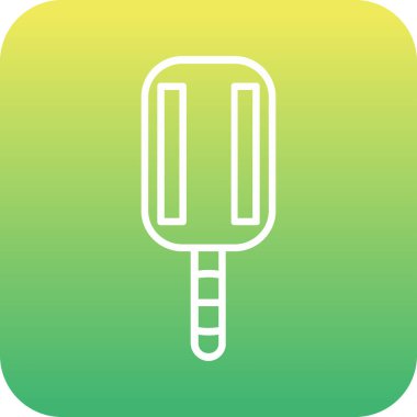 Eşsiz termometre Vektör Satır Simgesi