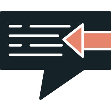 kabarcık sohbet iletişim simgesi Doldurulmuş dış hat biçimi