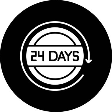 Moda düz biçimli 3 günlük simge