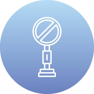 Modern simgenin vektör illüstrasyonu