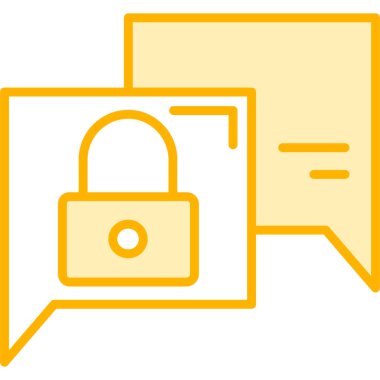 ikon vektör illüstrasyonunu kilitle