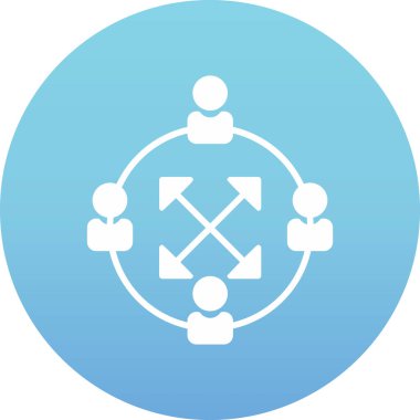 İş ve finans simgesinin vektör illüstrasyonu