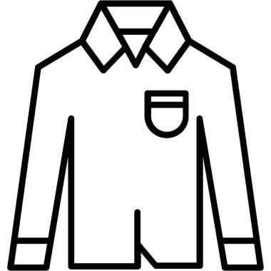 Ceket simge vektör çizim