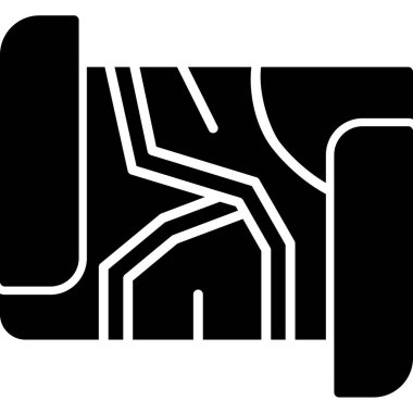 Bir bilgisayar oyunu dizaynı için bir arkaplanın vektör illüstrasyonu