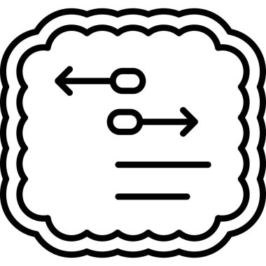 veri analiz simgesi, vektör illüstrasyonu beyaz arkaplanda izole edildi