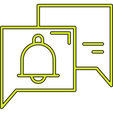 Sohbet ileti simgesi ana hat biçimi