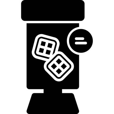 yiyecek simgesi ve vektör illüstrasyonu beyaz arkaplanda izole edildi