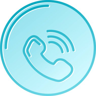 telefon arama simgesi vektör illüstrasyonu