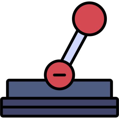 golf ekipmanları, basit tasarım vektör simgesi