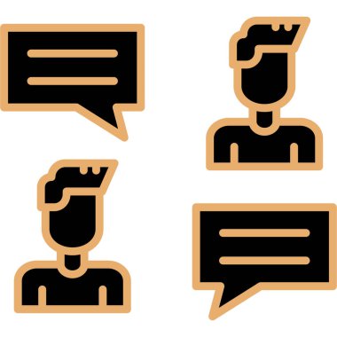 Sohbet vektörü simgeleri ayarlandı