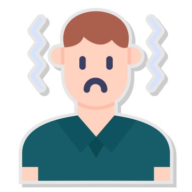 avatar kişi üzgün ifade tasarımı ile, insanlar sosyal medya sosyal medya sosyal medya ve kullanıcı tema illüstrasyon