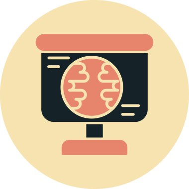 izleyici ikon vektör illüstrasyonu