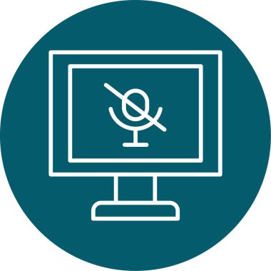 bilgisayar izleyici vektör illüstrasyonu