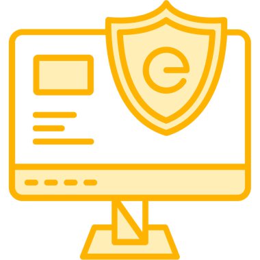 bilgisayar izleyici vektör simgesi