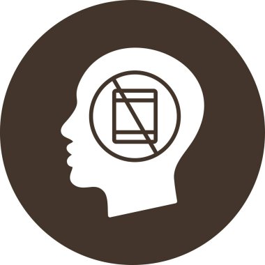 Kadın simgesinin vektör illüstrasyonu