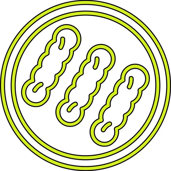 Sosisler. Web simgesi basit illüstrasyon