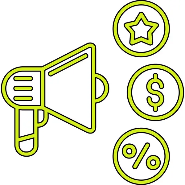 Megafon simgesi, özet biçimi