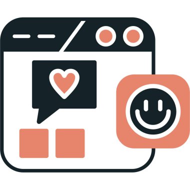 Mobil sohbet kutsal kişilerin resmi, vektör çizim