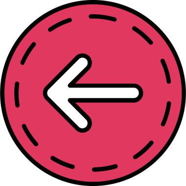 ok yönü simgesi doldurulmuş - taslak biçimi