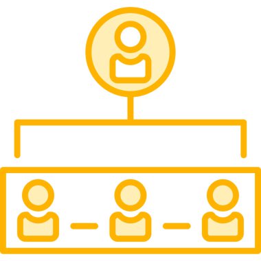 İnsan simgesinin vektör illüstrasyonu