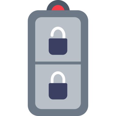 ikon vektör illüstrasyonunu kilitle